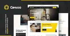 Download Qesco | Logistic Shipping Company WordPress Theme