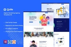 Qolle - Digital Marketing Agency Elementor Template Kit