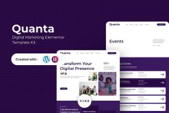 Quanta - Digital Marketing Elementor Template Kit