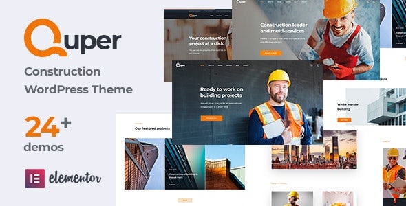 Download Quper | Construction and Architecture WordPress Theme