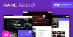 Download Rare Radio | Online Music Radio Station & Podcast WordPress Theme