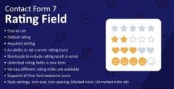 Download Rating Field for Contact Form 7 GPL WordPress Plugin
