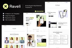 Raveli - Online Payment App Elementor Template Kit