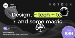 Download Rayo - Digital Agency & Personal Portfolio WordPress Theme GPL WordPress Plugin