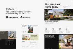 Realist - Real Estate & Property Showcase Elementor Template Kit