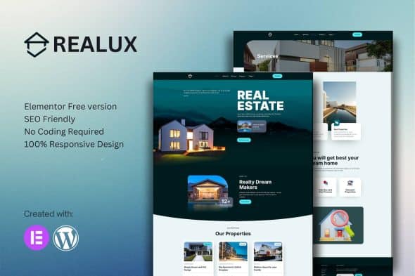 Realux - Real Estate Elementor Template Kit