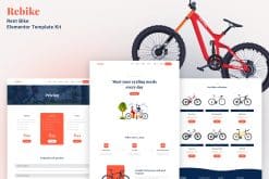 Rebike - Rent Bike Elementor Template Kit