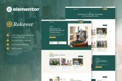 Rekover - Psychology & Counseling Elementor Template Kit