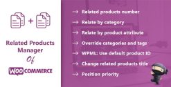 Download Related Products Manager Pro for WooCommerce GPL WordPress Plugin