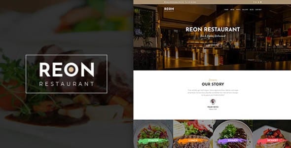 Download Reon - Restaurant WordPress Theme