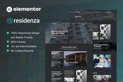 Residenza - Real Estate & Property Elementor Template Kit