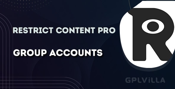 Download Restrict Content Pro Group Accounts AddOn