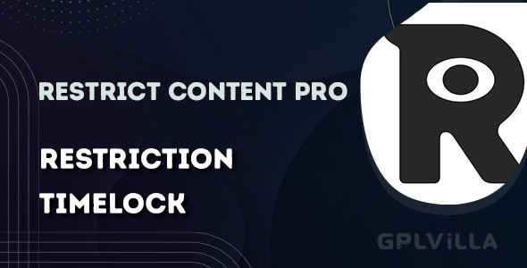 Download Restrict Content Pro - Restriction Timelock AddOn
