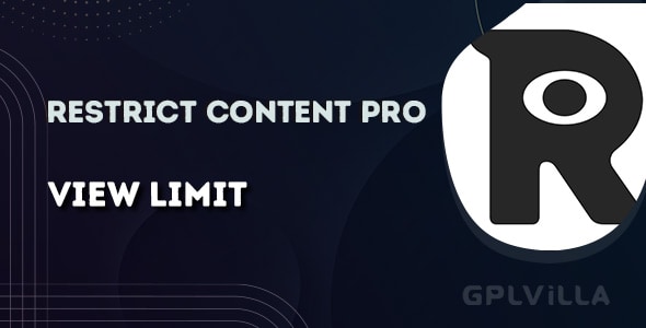 Download Restrict Content Pro - View Limit