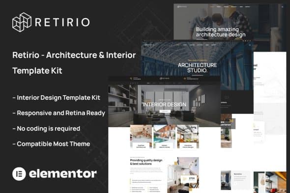 Retirio - Architecture & Interior Template Kit