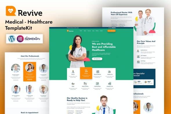 Revive - Medical Elementor Template Kit