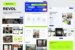 Revol - Digital Marketing Agency Elementor Template Kit