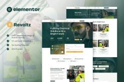 Revoltz - Electrical Installation & Maintenance Elementor Template Kit