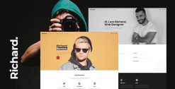 Download Richard - Onepage Personal WordPress Theme