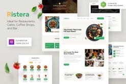 Ristera - Restaurant & Cafe Elementor Template Kit