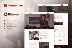 Ritaxes - Tax Advisor & Financial Consulting Elementor Template Kit