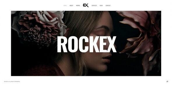Download Rockex - One Page Portfolio WordPress Theme