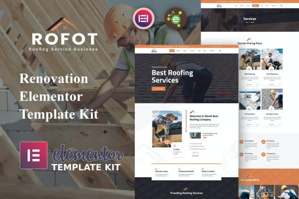 Rofot - Renovation Elementor Template Kit