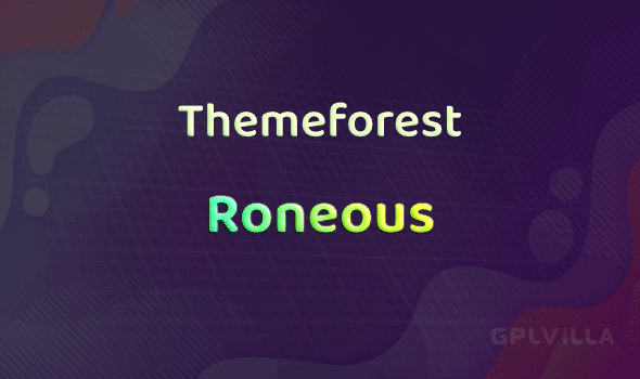 Roneous - Creative Multi-Purpose WordPress Theme
