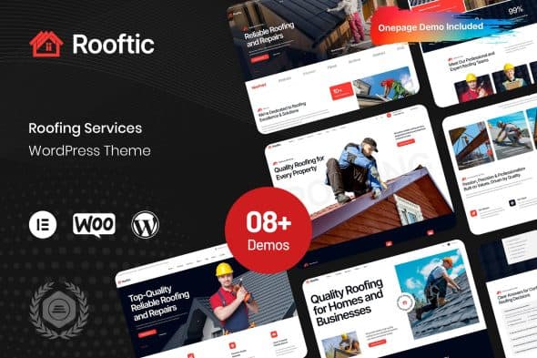 Download Rooftic - Roofing Services WordPress Theme GPL WordPress Plugin
