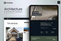 Rosttate - Architecture & Interior Design Elementor Template Kit