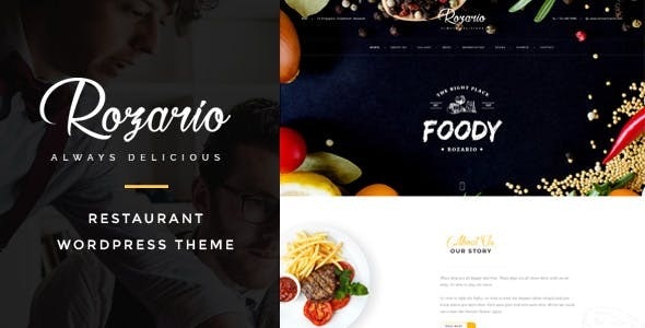 Download Rozario - Restaurant & Food WordPress Theme