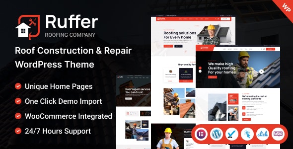 Download Ruffer - Roof Construction & Repair WordPress Theme