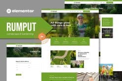 Rumput - Landscape & Gardening Services Elementor Template Kit