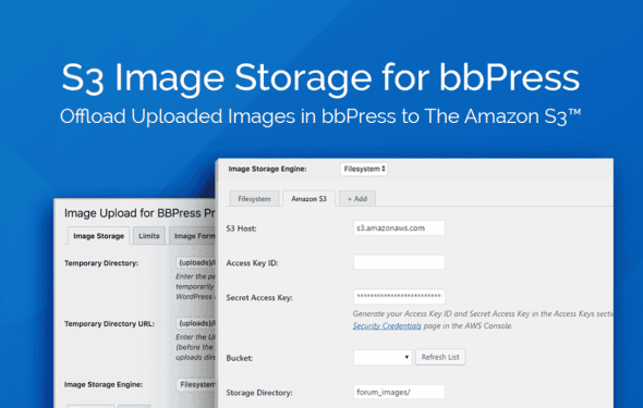 Download S3 Image Storage for bbPress GPL WordPress Plugin