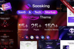 Download Saasking - SaaS & Tech Startup WordPress GPL WordPress Plugin