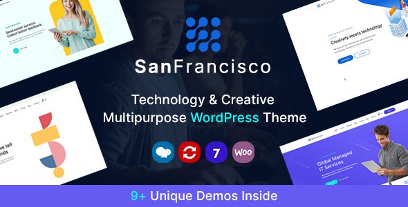 Download San Francisco - IT Technology and Creative WordPress Theme