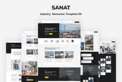 Sanat - Industry Elementor Template Kit