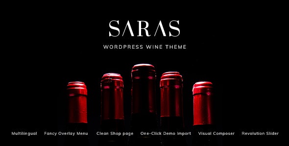Download Saras - Wine WordPress Theme