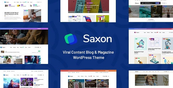 Download Saxon - Viral Content Blog Theme