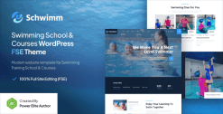 Schwimm – Swimming School & Course FSE WordPress Theme