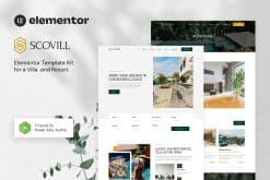 Scovill - Luxury Villa & Resort Elementor Template Kit