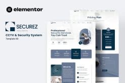 Securez - CCTV & Security System Elementor Template Kit