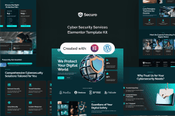 Securo - Cyber Security Services Elementor Template Kit