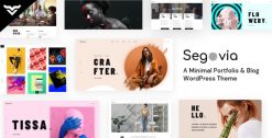 Download Segovia - A Minimal Portfolio And Blog WordPress Theme