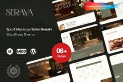 Download Serava - Spa & Massage Salon Beauty Theme GPL WordPress Plugin