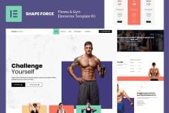 Shape Force - Fitness & Gym Elementor Template Kit