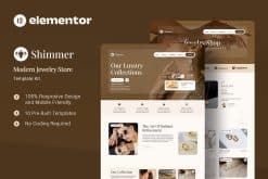 Shimmer - Modern Jewelry Store Elementor Template Kit