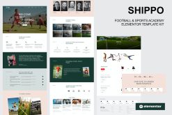 Shippo - Football & Sports Academy Elementor Template Kit