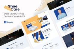 Shoecare - Shoe Laundry Service Elementor Template Kit