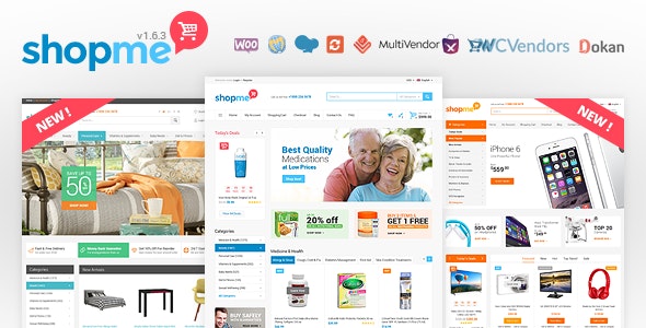 Download ShopMe - Multi Vendor Woocommerce WordPress Theme